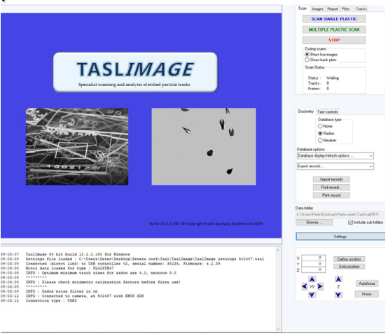 TASLimage软件界面 TASLimage软件界面