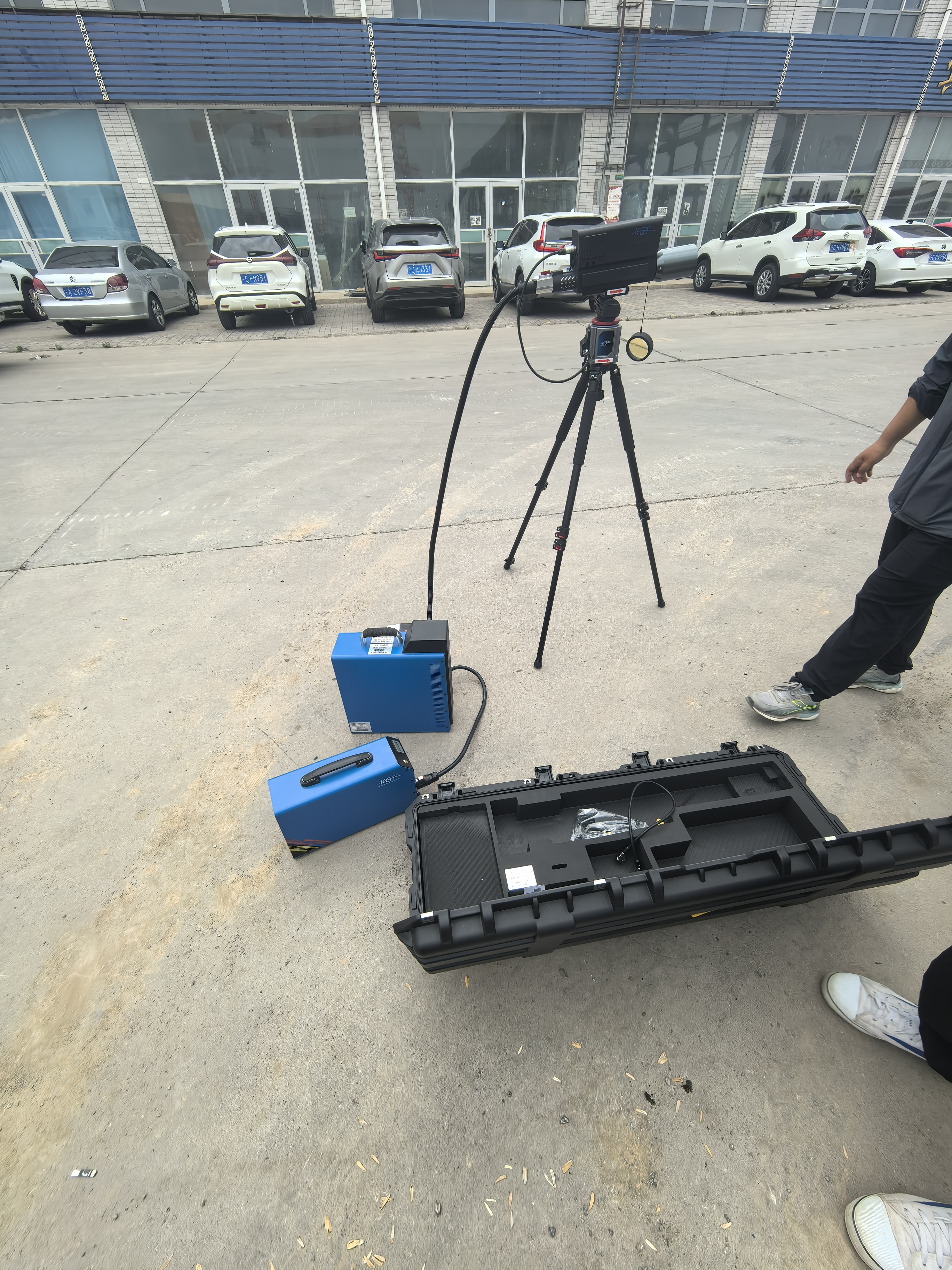 激光清障仪服务现场