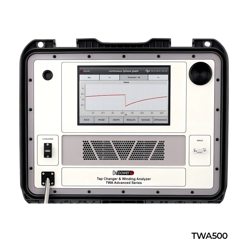 瑞典DVPOWER TWA500三相变压器有载分接开关测试仪 瑞典DVPOWER TWA500三相变压器有载分接开关测试仪